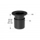 FURNITURE LEG SANDY / MAT BLACK